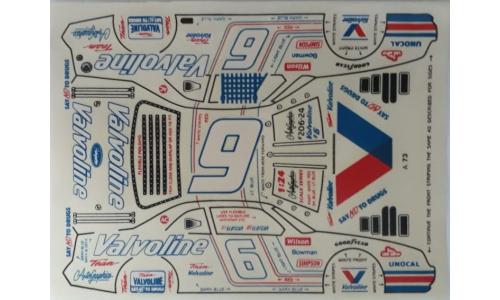 Autorama Adesivo A73 Stock Car Valvoline